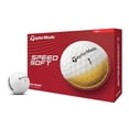 thumbnail image 4 of TaylorMade SpeedSoft Golf Ball - One Dozen, White, 4 of 6