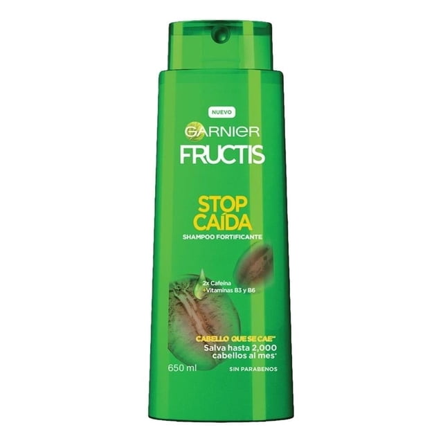 Shampoo Garnier Fructis stop caída cafeína + vitaminas 650 ml