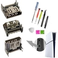 thumbnail image 1 of YCAN-(3pcs HDMI Pack) for PlayStation 5 HDMI Replacement Parts,PS5 HDMI Display Port Jack Socket Connector Replacement Parts for Sony PlayStation 5 PS5, 1 of 4