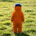 thumbnail image 4 of Funny Cartoon Monster Onesie Pajamas for Adults - Silly Big Mouth Character Plush One Piece Loungewear, Cozy Fleece Jumpsuit for Halloween & Christmas with 1 Comb, 5 Colors, 120-150, 4 of 6