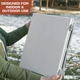 thumbnail image 5 of Iron Forge Cable Waterproof Junction Box Extra Large - Outdoor Electrical Enclosure - ABS Plastic Project Boxes Weatherproof Hinged Light Gray Panel Cover - IP65 Size 16" x 12" x 7.2" Inch, 5 of 5