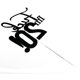 thumbnail image 5 of Fiesta de 20 cumpleaños de Cake Topper Veegood Black Glitter, 5 of 5