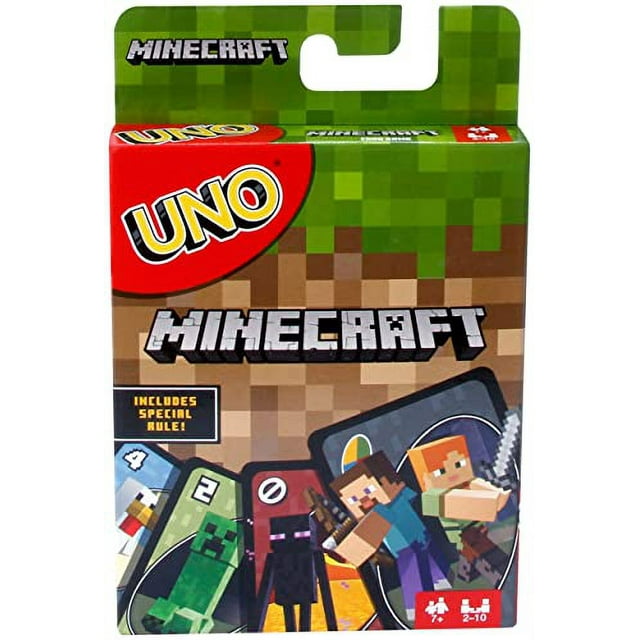 Juego de Cartas UNO Minecraft MATTEL