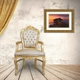 thumbnail image 3 of Carrillo Lopez, Antonio 32x23 Gold Ornate Wood Framed with Double Matting Museum Art Print Titled - Gaztelugatxe, 3 of 4