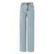 thumbnail image 5 of Vaqueros holgados de talle bajo para mujer - Pantalones vaqueros elásticos rectos y anchos de corte holgado estilo boyfriend, 5 of 6