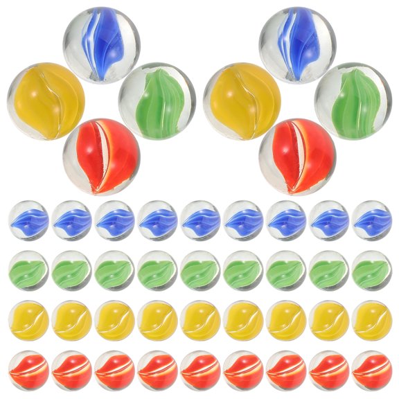 HOMEMAXS 200Pcs Garden Glass Marbles Round Marbles for Butterfly Feeder Colored Marbles for Vases Small Marbles