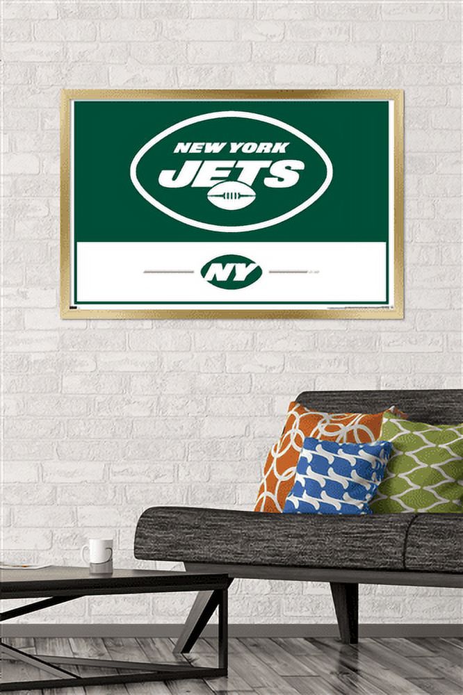 NFL New York Jets - Logo 21 Wall Poster, 22.375" x 34", Framed - image 2 of 3