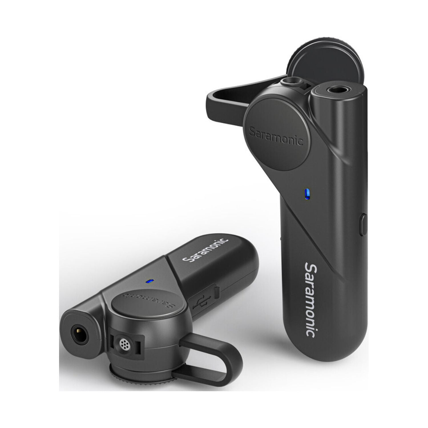 Saramonic BTW Wireless BT Clip-On Mic w/ Headphone Out & Noise Reduction for Computers, Mobile Devices & More