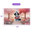 thumbnail image 5 of Happy Valentine’s Day Adorable Border Collie Puppy Holding Heart Balloon Doormat Borders Dog Lovers Gifts Idea Indoor Outdoor Welcome Mat - 00030, 5 of 5