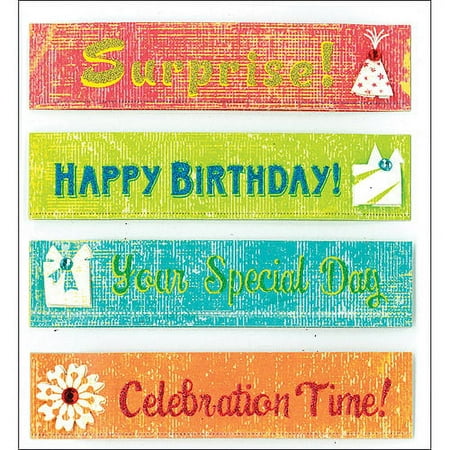 K & Company Dimensional Stickers, Party