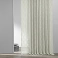 thumbnail image 5 of Calais Tile Patterned Faux Linen Sheer Curtain (1 Panel), Calais Tile, 50W X 84L, 5 of 8