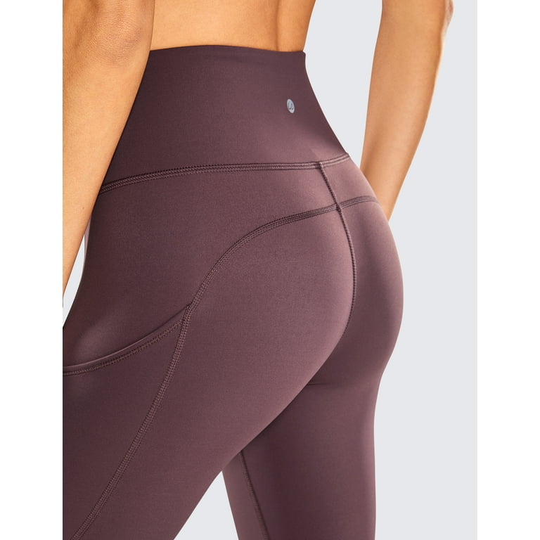 CRZ YOGA Women's Naked Feeling High Waisted Yoga Pants with Pockets Workout  Leggings-25 Inches Double Ash XX-Small : : Clothing, Shoes &  Accessories