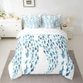 thumbnail image 3 of Feelyou Dreamy Ocean Fish Twin Bedding Sets 7-Piece, Cartoon Cute Sealife Bedding Comforter Set, Mystic Underwater World Reversible Sheet Sets, Lightweight Room Decor, 3 of 8