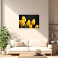 thumbnail image 4 of ZHONGYUTONG Tulip Wall Art Canvas Flower Pictures Wall Decor Elegant Floral Painting Print for Bathroom Living Room Decor Framed (16.00" x 24.00"), 4 of 5