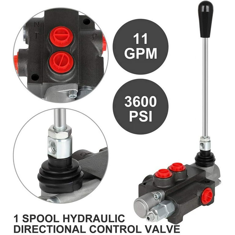 休日限定 FAHKNS 1 Spool 11 GPM Hydraulic Flow Control Valve 3600