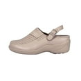 thumbnail image 3 of 24 HOUR COMFORT Madison Wide Width Decorative Pattern Clog with Buckle BEIGE 6, 3 of 6