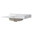 thumbnail image 2 of Newboti Furniture vanity top carrara gold side splash 13175, 2 of 6