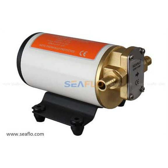 SEAFLO 24v Self Priming Gear Pump for Diesel Lubricants Machinery Fuel Scavenge Oil Transfer
