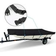 thumbnail image 2 of PET-U 600D 12FT-18FT Marine Grade Heavy Duty Trailerable Boat Cover Replacement for Jon Boat, 2 of 7