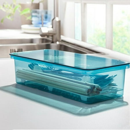 

Kitchen Plastic Chopsticks Container Durable Sturdy Storage Box for Kitchen Cabinet Dinning Table
