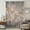 Gray, Slate, Pewter, Rust, variant on Grey Brown Copper Rust Sheer Curtains 45 Inches Long for Bedroom, Vintage Industrial Mottled Abstract Light Filtering Privacy Drapes, Breathable Semi Sheer Short Window Treatment for Kitchen Cafe