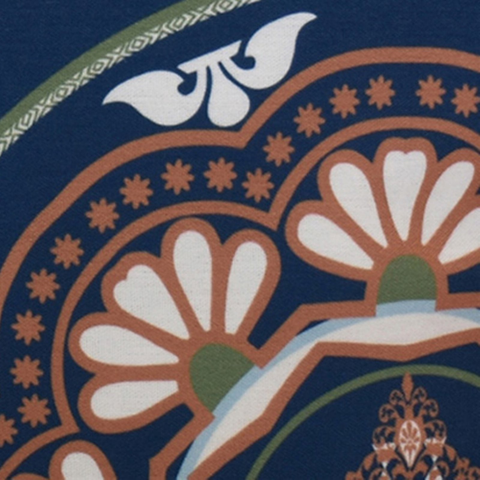 Simply Daisy Medallions Geometric Print Outdoor Pillow