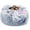Snow Blue, variant on Bean Bag Chair Cover(it was only a Cover, not a Full Bean Bag) Chair Cushion, Big Round Soft Fluffy PV Velvet Sofa Bed Cover, Living Room Furniture, Lazy Sofa Bed Cover,6ft Dark Grey