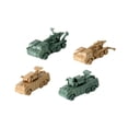 thumbnail image 3 of Kit de 4 modelos de tanque a escala 1/144, modelo de construcción, decoración del hogar, recuerdo, modelo de ensamblaje 4D, modo tanque pesado para, 3 of 8
