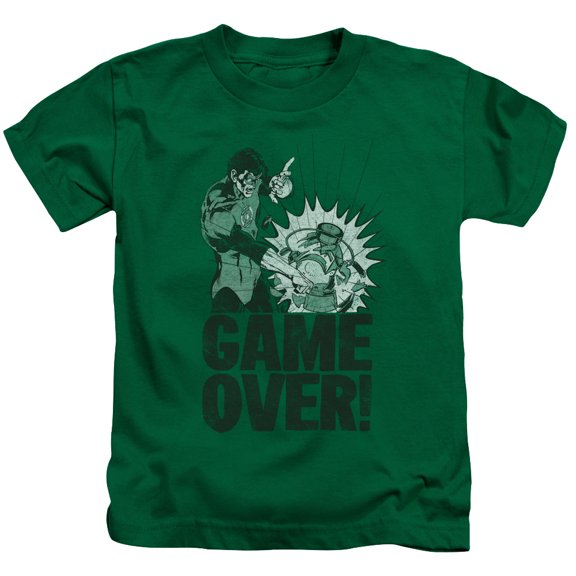 Green Lantern - Game Over - Juvenile Short Sleeve Shirt - 4