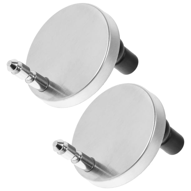 GOOHOCHY 2 juegos de acero inoxidable tornillos de fijación de asiento de inodoro universal tornillos de tapa de inodoro