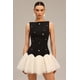 thumbnail image 1 of Vestido Bellabarnetten Salamo minivestido sin mangas con diamantes, 1 of 6