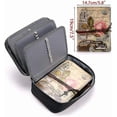 thumbnail image 2 of Veeki Multi-functional Stationery Pencil Pouch 72 Slots Colored Pencil Case Portable Pencil Bags With 2 Removable Sleeves(black), 2 of 4