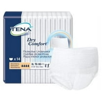 TENA Dry Comfort Protective Underwear, X-Large, Moderate Absorbency (14 Count)