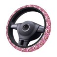 thumbnail image 4 of Haiem Cute Girl Print Steering Wheel Cover 15 Inches for Women Men, Neoprene Anti-Slip Cute Car Steering Wheel Grip Wrap Car Accessories Protective Case Cover for Vehicle Truck SUV, 4 of 8