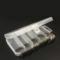 thumbnail image 4 of 51Pcs Fishing Hooks High Carbon Steel Worm Senko Bait Jig Fish Hooks with Plastic Box, 4 of 7