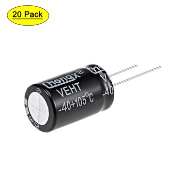 JB Capacitors 10uF 63V Radial Electrolytic Capacitor - Pack Of 10, 5x11mm