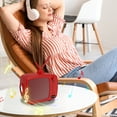 thumbnail image 1 of Virelaxpo Creative Bluetooth Mini Speaker with Wireless Card Playback, Solar Power, and Flashlight for Desk and Gift, 1 of 5