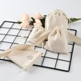 thumbnail image 1 of Drawstring Bag Storage Burlap Packaging Gift Corset Candy Colorful Pouches Sack Jewelries Bundle Organize Candy Cosmetic Coins Black, 1 of 1