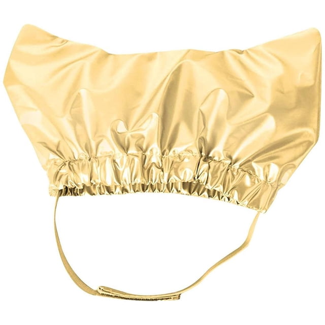 Gorro de baño impermeable con protección auditiva para mascotas, ideal para gatos y perros.