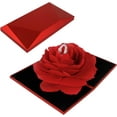 thumbnail image 1 of 1 caja para anillos Caja para anillos con rosas para el día de San Valentín Caja para anillos con rosas emergentes en 3D Caja para anillos de bodas Caja para anillos de terciopelo Caja para anillos C, 1 of 5