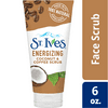 St. Ives Rise and Energize Face Scrub Deep Exfoliating Scrub Coconut and Coffee Dermatologist-Tested, 100% Natural Exfoliants Face Wash 6 oz (1 Pack)