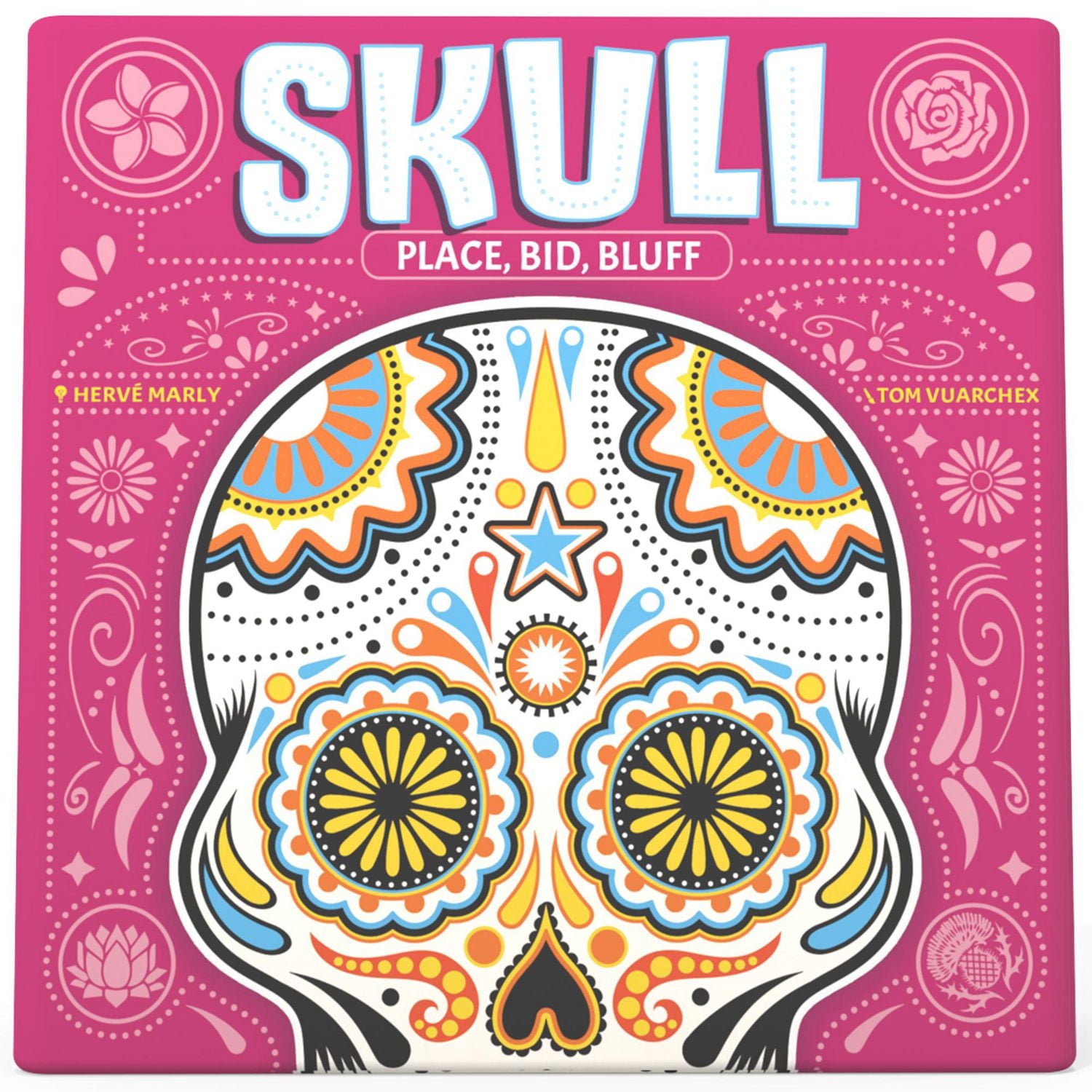 Asmodee - Space Cowboys - Skull - Board Game for Adults & Children from 10 years - Bluff Game & Risk Taking - For Parties with Friends - 3 to 6 Players - 30 min - English and French