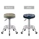 thumbnail image 5 of Balery Pig 1 Fundas de asiento para taburete de bar redondo de tela de terciopelo ajustables que protegen de arañazos y manchas para sillas de 14 a 17 pulgadas.-14 inch, 5 of 7