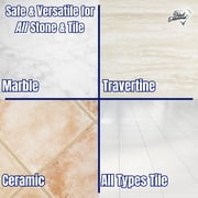 Black Diamond Stoneworks Marble & Tile Floor Cleaner Concentrate, pH Neutral, Streak-Free & No-Rinse Formula for Granite, Travertine, Limestone, Slate, Ceramic & Porcelain Floors (1 Quart)