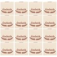thumbnail image 1 of OULII 100Pcs Handmade with Beige Cotton Fabric Sewing Labels for Clothes and Crafts, 1 of 7