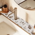 thumbnail image 2 of Yayeee Faucet Mat for Kitchen Sink 14.7" Diatomite Long Splash Guard Pad, Light Gray Bears, 2 of 7