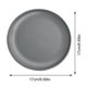 thumbnail image 3 of 2Uds. Plato De Camping De Acero Inoxidable, Plato Ligero, Redondo, Gris, 3 of 3