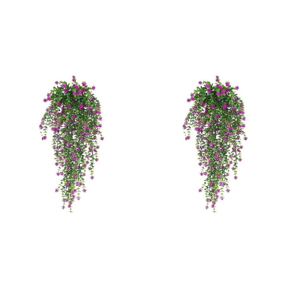 Artificial Eucalyptus Flower Vine Red Lotus Watermelon Red*2 Plastic (One Artificial Eucalyptus Flower Vine *2)