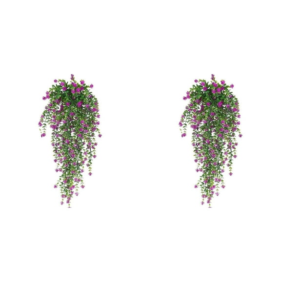 Clearance! Hanging Plants Artificial Hanging Plant Artificial Flower Faux Pothos Vines Hanging Plant Greenery for Wall Home Living Room Wedding Garden Indoor Outdoor Decor