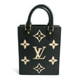thumbnail image 2 of Pre-Owned LOUIS VUITTON Louis Vuitton Petite Sac Plat 2-Way Shoulder Bag Monogram Empreinte Black Beige M57937 Women's (Good), 2 of 8